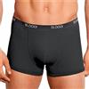 Sloggi 3-6 Pezzi Boxer Uomo Cotone Elasticizzato - Boxer Uomo Aderenti Boxer Uomo Elastico Esterno Art Basic Short (M, 3 Pezzi Nero)