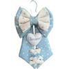 Pri Frog Fiocco Nascita fantasia luna e stelle - Coccarda Nascita Orsetto con Nome Personalizzato - Fiocco nascita bimbo o bimba - Coccarda nascita con nome personalizzato - Made in Italy - Handmade
