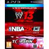 T2 TAKE TWO Take-Two Interactive NBA 2K13 + WWE 13 + Top Spin 4, PS3 Basic PlayStation 3 videogioco