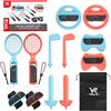 VR&AR Kit di accessori sportivi 18 in 1 Switch 2 per Nintendo Switch 2 Sport, Switch 2 controller Joy-Con, volanti e accessori per la famiglia compatibili con Nintendo Switch 2, con borsa per il