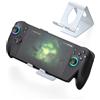 Zhixteu Supporto da Tavolo per ROG Xbox Ally/Ally X/Steam Deck/Switch 2, Supporto Antiscivolo con Dock, Accessori per Console di Gioco (bianco)
