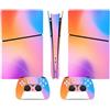 LNMLRBXEXZ Compatibile Con Adesivi Skin Per PS5 Slim Skin Disc Edition & Per Digital Console Controller Vinyl Cover Skins Wraps Scratch Resistant Compatible 18964 Avvolgimento(Disc Version)