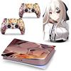 PDURMBUAB Nessuna Schiuma Nessuna Bolla Per PS5 Skin Disc Edition Anime Console E Controller Vinile Cover Wraps Per PS 5 Version 22464
