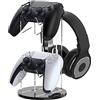 Zhixteu Supporto per Controller di Gioco e Supporto per Cuffie, Supporto in Acrilico per Xbox per PS4/5, Organizza Gli Accessori di Gioco, Supporto Universale per Controller di Accessori per Gamepad