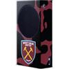 Head Case Designs Licenza Ufficiale West Ham United FC Stampa Mucca Arte Console Da Gioco Wrap Compatibile con Xbox Series S Console