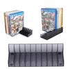 Zunate Porta Carte da Gioco da 2 Pezzi per Console di Gioco SLIM PRO, Staffa Porta Carte da Gioco di Grande capacità, Supporto per Supporto per CD.