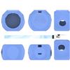 Generico Custodia per Takara Tomy Punirunes 4, custodia protettiva in silicone per console di gioco, copertura integrale antiurto e antipolvere (Blu)