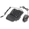 Tomantery Convertitore di Giochi per Dispositivi Mobili Set di Convertitori per Tastiera e Mouse Plug and Play Ad Alta sensibilità per per, Set di Adattatori per Tastiera e Mouse da Gioco RGB per