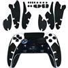 AARONMEI Pellicola protettiva in silicone antiscivolo, compatibile con controller PS 5 Edge, resistente e antipolvere, accessorio per gamepad (nero)