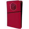 AARONMEI Custodia per PS5 Slim, pannello con fori per la dissipazione del calore, cover protettiva antigraffio e antipolvere, pannelli laterali di ricambio in ABS (fucsia-versione digitale)