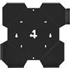 4mount Wall Mount Supporti da parete per Playstation 4 Slim Nero