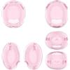 Generic Custodia trasparente per Tamagotchi Nano,Console di gioco Custodia pelle protettiva PC-Materiale Coperchio antiurto per Tamagotchi Nano (Rosa trasparente)