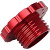 Vvikizy Adattatore per Volante da Gioco, Lavorazione CNC Professionale in Lega di Alluminio per T300 T500 TS TX, con 6 Viti e 1 Chiave Esagonale per Ruote Luisi NRG (Rossa)