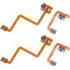 Gedourain Parti di Ricambio Cavo Flessibile Pulsante L R per 3DS, Kit di Riparazione di Lunga Durata, 2 Set per Appassionati di Giochi, Materiale PVC