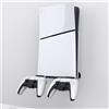 Dwdzey Staffa di montaggio a parete per PS5 Slim Supporto da parete per controller Console Supporto da appendere Supporto per controller per PS5 Slim