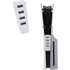 Generico Hub di espansione USB Hub Charger Splitter Adapter con 4 porte USB 2.0 per PS5 pro e ps5 Slim Game Console, adattatore di estensione del caricabatterie per PS5 pro (Bianco)