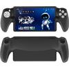 Generico Copertura protettiva in silicone con 2 tappi Thumpstick per PlayStation Portal, custodia protettiva antiscivolo, tappi per impugnatura del pollice, accessori lettore remoto per PS Portal (Nero)