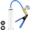 Generico Pompe del pene a vuoto con maniglia e manometro pompa del pene giocattoli del sesso per gli uomini, pompa ingrandimento estensore masturbare per uomo cazzo stretching (51mm)