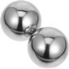TOGEVAL Palle di Baoding in Acciaio Inossidabile 2 Pezzi per Massaggio e Esercizi Manuali, Palline Fitness Ergonomiche per Mani Anziani, Portatili per Rilassamento e Stimolazione