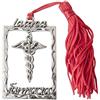 Bomboniere 12X Laurea Farmacia Ciondolo Cornice con caduceo 5.5 cm