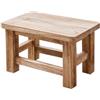 ZIJIREN Poggiapiedi in Legno Massello, Sgabello Basso Portatile, Tavolino per Piante, Fasciatoio per Scarpe, Panca