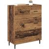 vidaXL Credenza con cassetto Legno vecchio 69,5 x 34 x 90 cm, Mobile Console da Salotto, Buffet Rettangolare, Mobili Moderni, Storage Robusto, Ampi Cassetti, Organizer Casa