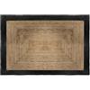 ATMOSPHERA CREATEUR D'INTERIEUR - Tappeto in juta Kahi con bordo nero 120x170cm