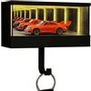 Fangfhai Portachiavi - Illusion Mirror LED Hanger | Portachiavi decorativo per auto da parete - per ingresso casa, bagno, cucina