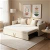 ZSSWSS Divano letto estraibile 90/180 x 200 cm, divano pieghevole, letto imbottito in velluto con letto per ospiti e rete a doghe, letto multifunzione, divano letto matrimoniale per soggiorno, camera