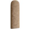 Muralo Pannelli Imbottiti per Pareti Ovali 30 x 80 cm - Cuscino da Parete Trapuntato, Effetto 3D, Decorazione Moderna per Camera e Soggiorno - Beige