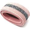 Risdany 5 Metri di Spessore 40 mm di Elastico a Strisce, Nastro Elastico in Poliestere Piatto, Accessori per Cucire Cinturino per Gonna,Rosa 1 Argento, 40 mm