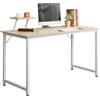 soges Scrivania 100 cm Computer di Legno Tavolo Ufficio Studio a Casa Tavolo per Scrivere Stazione di Lavoro Quercia