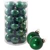irpot Palline di Natale Sfere Decorative in Vetro Dimensioni e Colore a Scelta. (10 cm N16048, Verde)