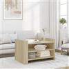 ZQQLVOO Tavolino da Salotto Rovere Sonoma 80x50x50 cm Legno Multistrato, Tavolino da soggiorno, Tavolino da divano- Design Moderno e Pratico per il Tuo Soggiorno