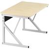 WODFARR Scaffale stabile per forno a microonde, supporto per forno a microonde a carico pesante, 54 x 35 x 34,5 cm, colore: noce