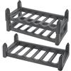 Tontarelli Cantinetta Portabottiglie in Plastica Cover Line Sovrapponibile 6 Posti Antracite 58 x 28 x 14 cm