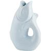 Gift Company Vaso Monsieur Carafon , Deco a Forma Di Pesce, in Gres, Horizon, Blue, S