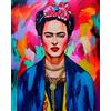 Munxag Dipingi con I Numeri per Adulti Frida Kahlo Autoritratto Colore Digitale Kit Pittura su Tela A Olio per Adulti Bambini Compleanno Matrimonio Decorazioni Decorazioni Regali