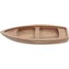 Artibetter Canoa in Legno Non Finita Decorazione Marina Classica in Legno Khaki per Arredamento Soggiorno e Feste a Tema Marittimo Dettagli Artistici