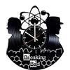 AVJERA Breaking Bad Crime Drama Series Orologio da Parete in Vinile Disco in Vinile Orologio da Parete retrò Compleanno Capodanno Natale Regalo di Compleanno personalità