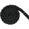 NJIEzhao Cordoncino di Cotone Ritorto 1-5M 5-20mm Nero 3 Parti Cordone di Cotone Intrecciato Borsa Treccia Filo Corde Scarpe Zaino Decorazione(Black-15mm,4Meters)