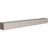 Selsey Mobile Porta TV Sospeso Cachemire 300 cm Design Moderno con Struttura Sospesa 4 Vani Ampi Pannelli di Truciolato 16 mm Portata Massima 8 kg per Ripiano Elegante per Soggiorno Moderno