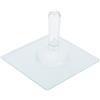 CIMAXIC Glass Muller in Vetro 4x4 Pollici per Pigmenti Artistici