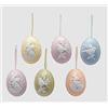 EDG Enzo De Gasperi Enzo De Gasperi Decoro Uovo Pasqua da Appendere Ass. H 10,5 Cm D 7,5 Cm Multicolor 1 Pz