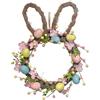 Generico Ornamento con Ghirlanda di Uova di Pasqua, Decorazioni A Forma di Ghirlanda Sospesa, Artigianato Pasquale Artificiale Primaverile per Decorazioni per Finestre, Porte E Porte di Casa