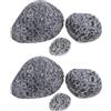 Beavorty Pietre Decorative Finte in Schiuma Realistiche 6 Pezzi per Rocce da Giardino e Decorazioni per Vasi per Artigianato e Terrari