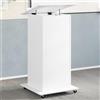 Generico Leggio con Ruote e Cassetto Bianco 55x55x107 cm in Multistrato,Mobili,Mobili da Ufficio,Scrivanie-848024