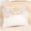 Doni Bomboniere Cresima 12PZ Sacchettino A Bustina Color Juta E Bianco con Fiocco in Organza Quadrifoglio Legno Scitta La Mia Idee Regalo Complete Originali Economiche