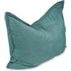 chilly pilley L XL XXL Sacchetto Di Fagioli Cuscino Da Pavimento In Velluto A Coste Cuscino Da Pavimento In Polistirolo Sacchetto Di Fagioli Gigante Materiale 100x155 Turchese