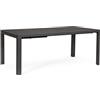 Bizzotto Tavolo Allungabile Kiplin 180-240×100 Antracite In Alluminio